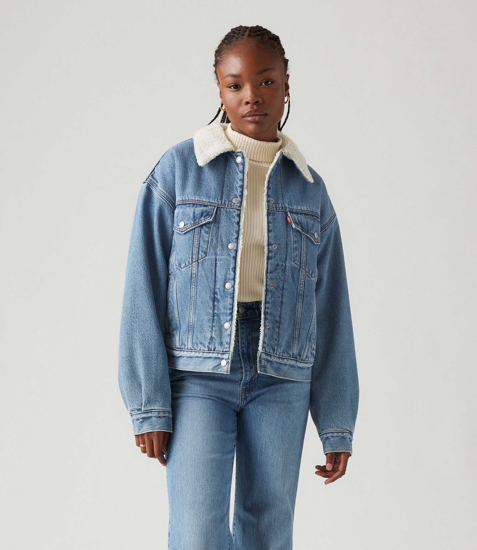 Levi's - 90s Sherpa Trucker Jacket - Women's |-| Levi's - Manteau de camionneur Sherpa des années 90 - Femme