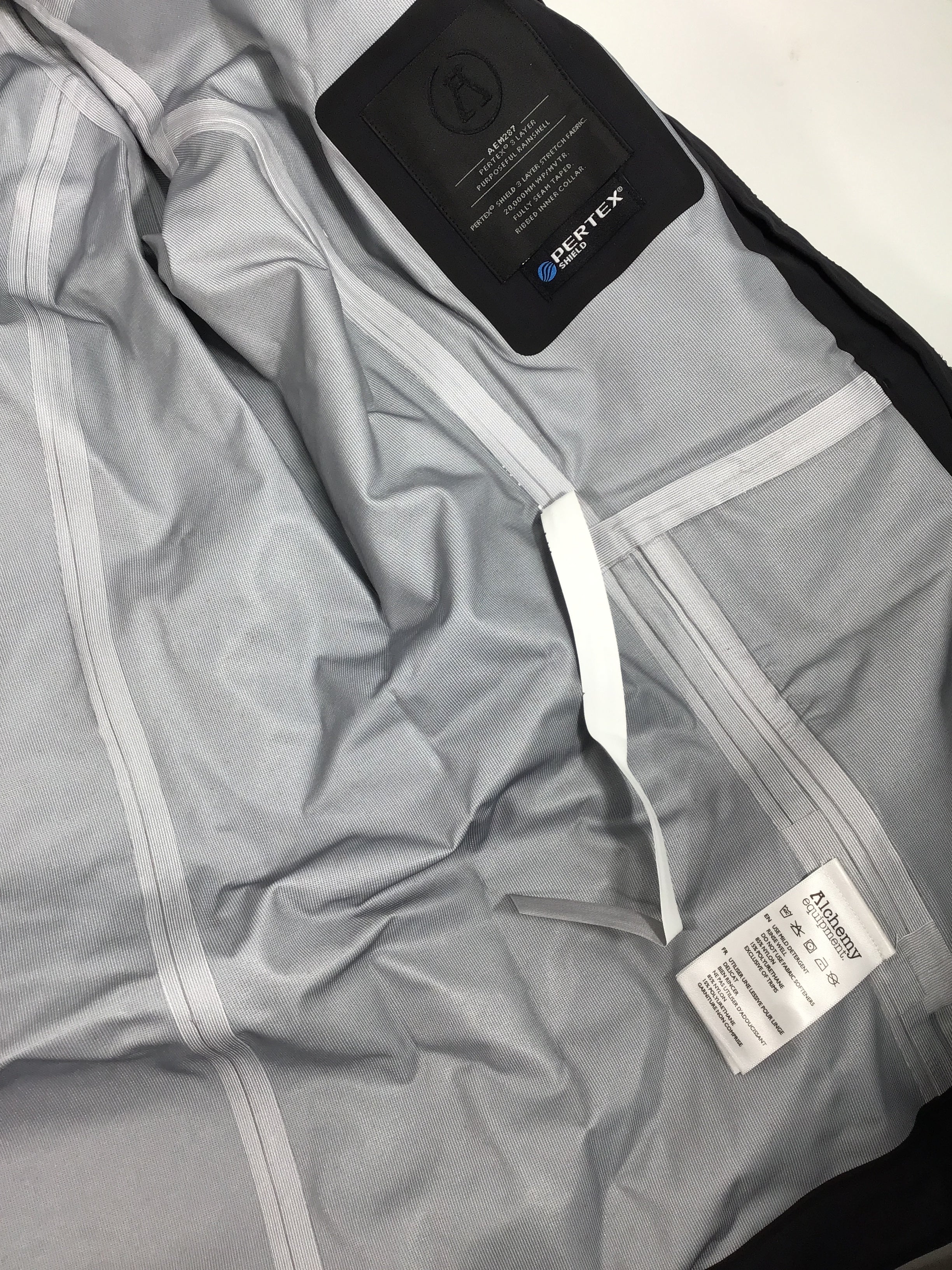 Alchemy Equipment - Pretex 3 Layer Rainshell - Men's |-| Alchemy Equipment - Manteau de pluie 3 couches Pertex - Homme