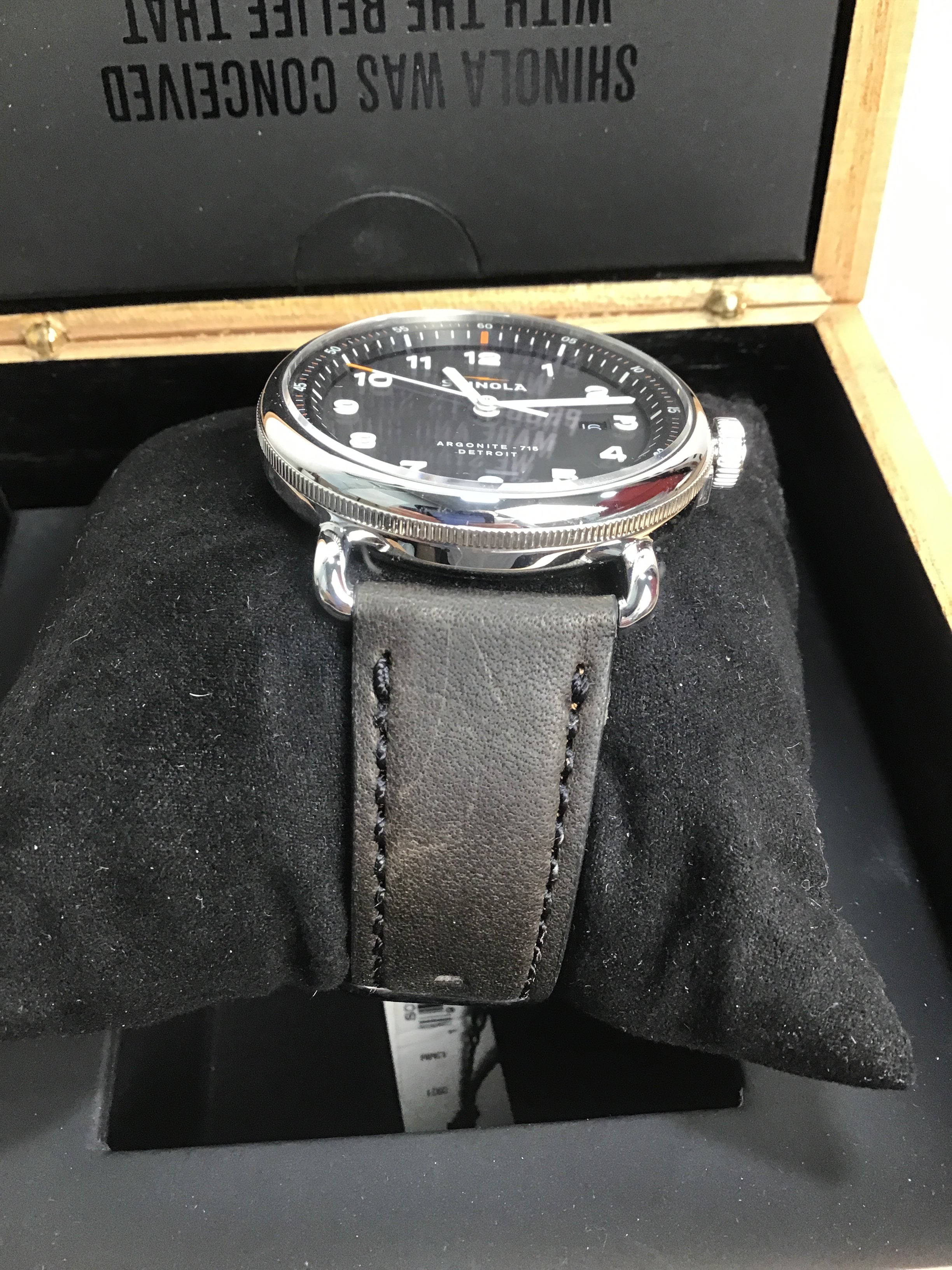 Shinola - Canfield Model C56 3HD Watch 43mm |-| Shinola - Montre Canfield Model C56 3HD 43mm