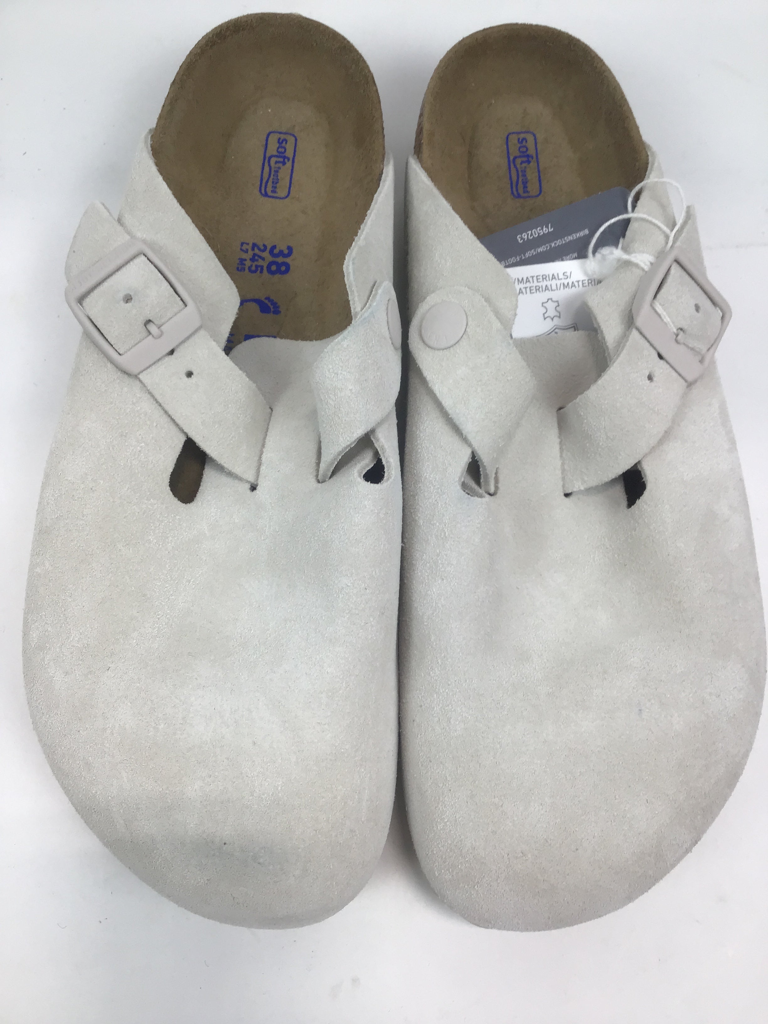 Birkenstock - Boston Soft Footbed Suede Leather Sandal [Narrow] - Unisex