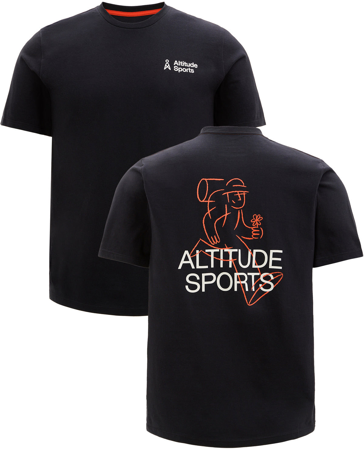 Altitude Sports - Alti Organic Printed T-Shirt - Unisex|-|Altitude Sports - T-shirt en coton biologique avec imprimé Alti - Unisexe
