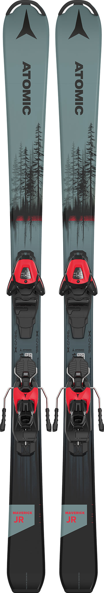 Atomic - Maverick JR 130-150 Skis with L6 GW Ski Bindings - Kids |-| Atomic - Skis Maverick JR 130-150 avec fixations L6 GW - Enfant