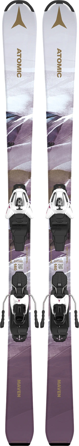 Atomic - Maven Girl 130-150 Skis with L 6 GW Ski Bindings - Girls |-| Atomic - Skis Maven Girl 130-150 avec fixations de ski L 6 GW - Fille