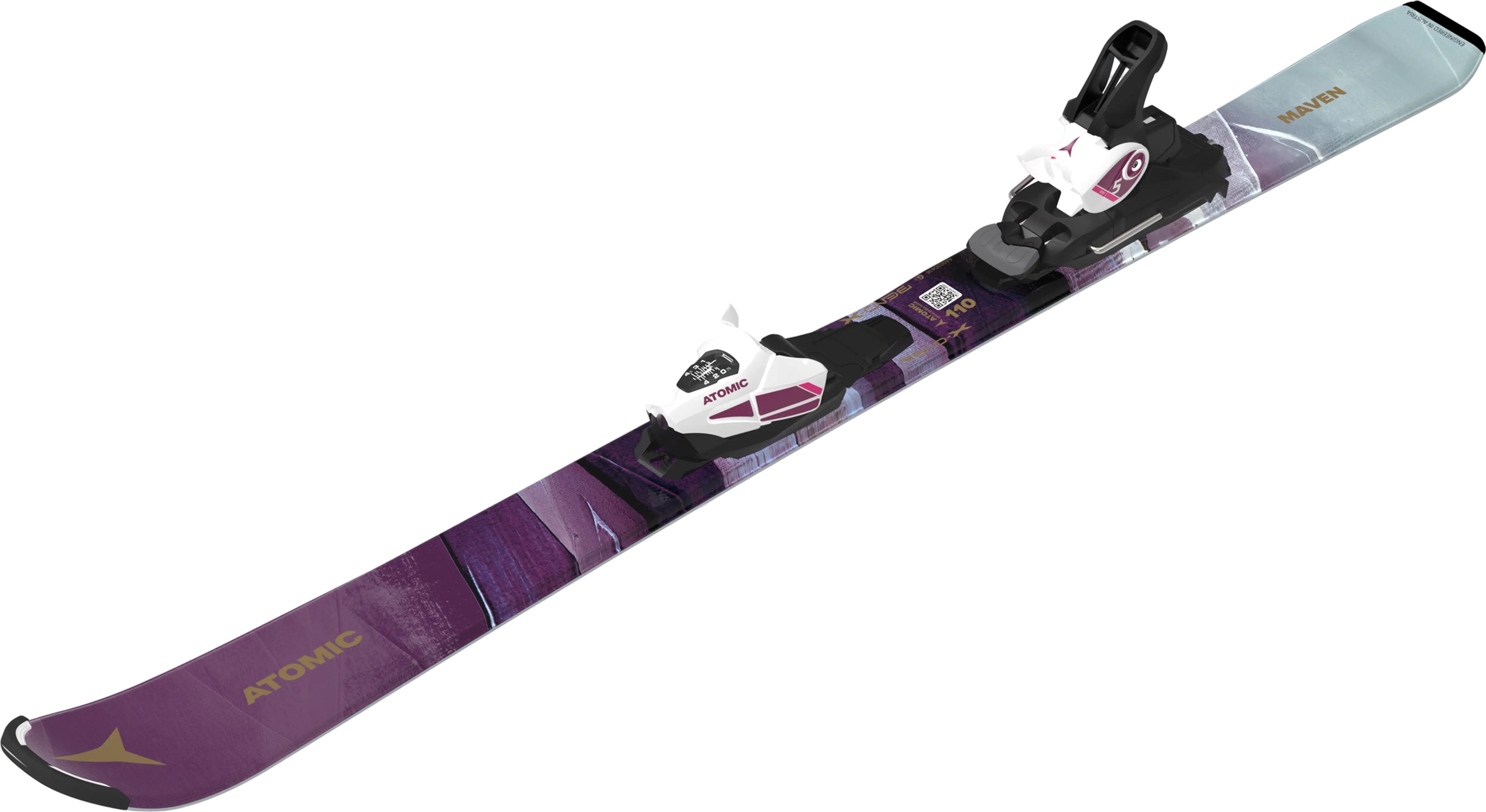 Atomic - Maven Girl 100-120 Skis with C 5 GW Ski Bindings - Girls |-| Atomic - Skis Maven Girl 100-120 avec fixations de ski C 5 GW - Fille