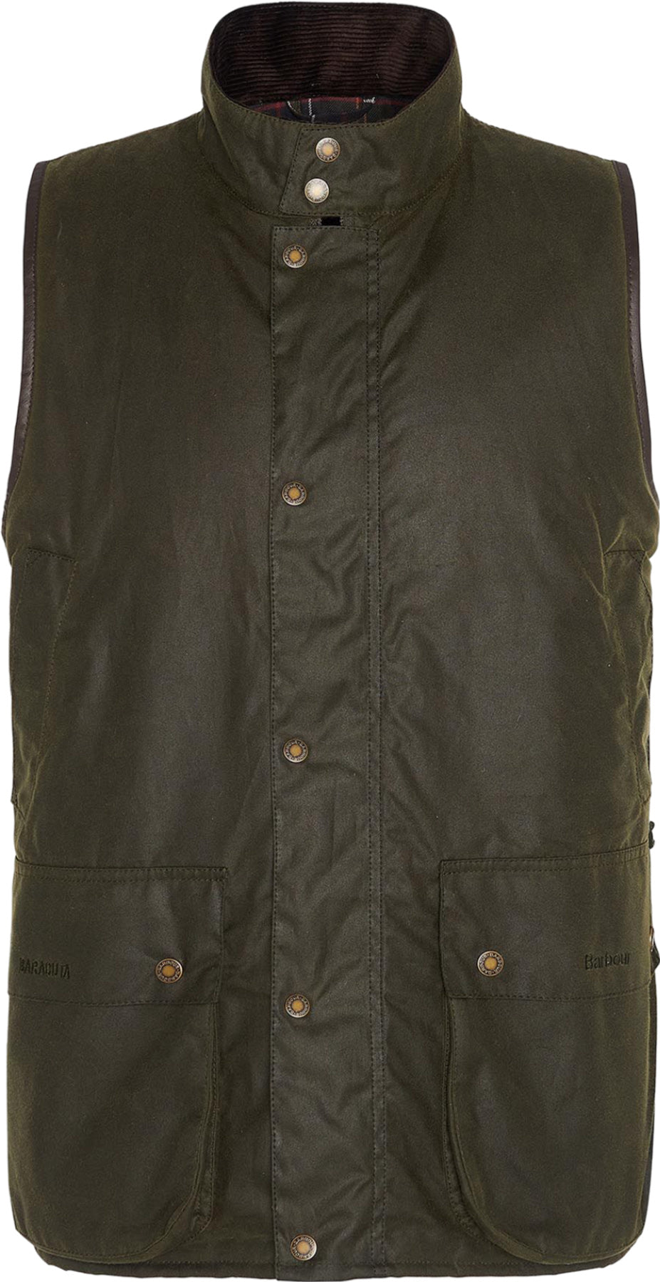 Barbour - Barbour x Baracuta Waxed Gilet - Men's |-| Barbour - Veste cirée Barbour x Baracuta - Homme