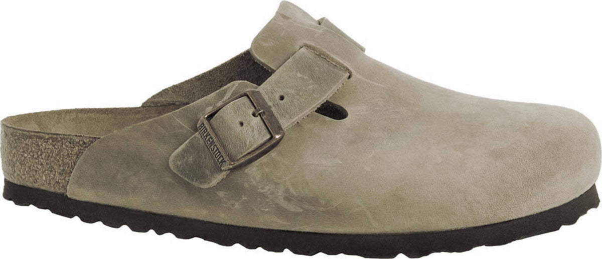 Birkenstock - Boston Oiled Leather Mules - Unisex|-|Birkenstock - Mules en Cuir huilé Boston - Unisexe