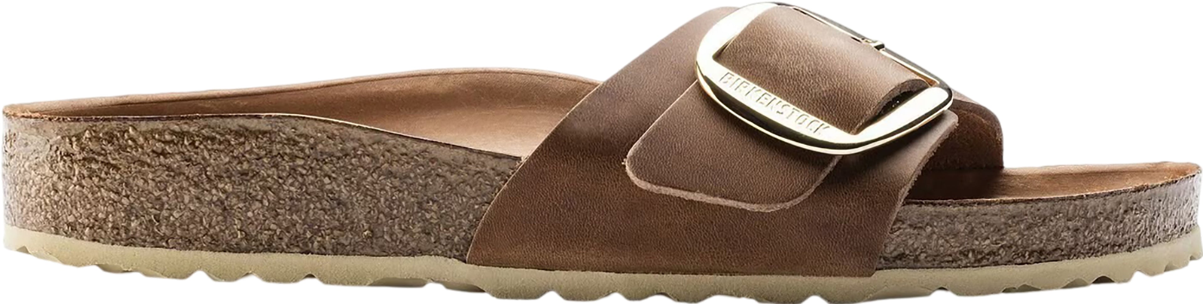 Birkenstock - Madrid Big Buckle Oiled Leather Sandals [Narrow] - Women's |-| Birkenstock - Sandales Madrid Big Buckle cuir huilé [Étroite] - Femme
