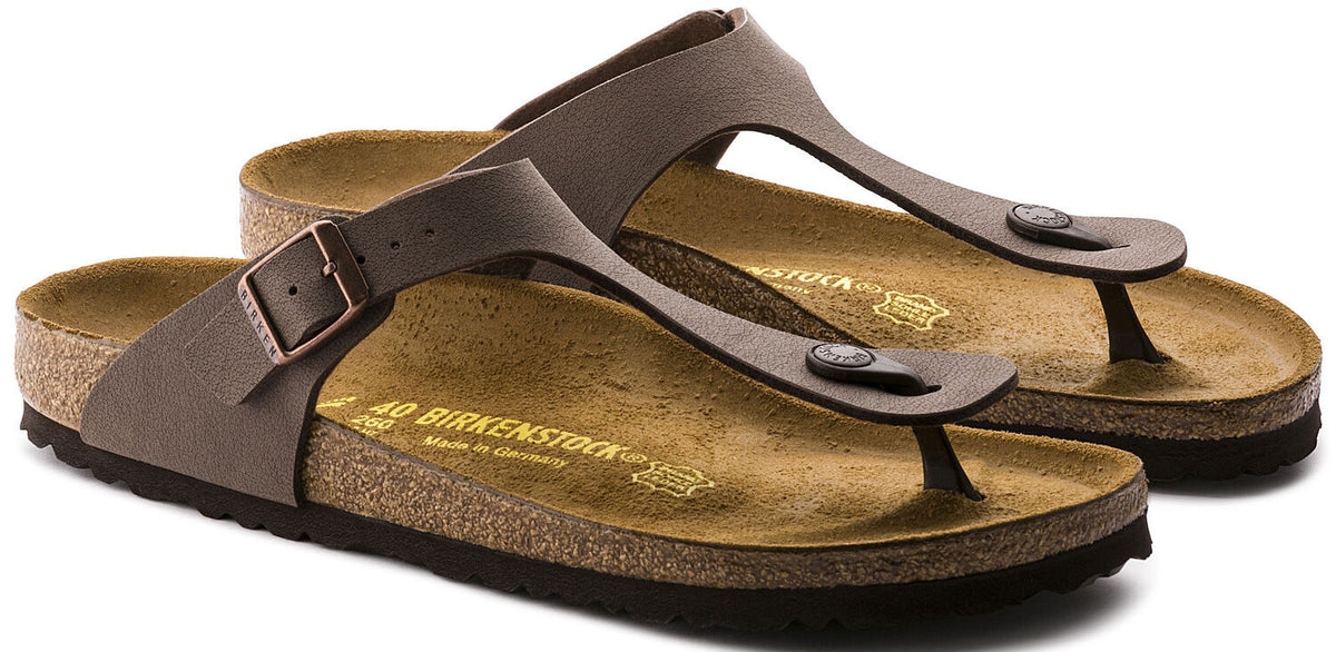 Birkenstock - Gizeh Birko-Flor Nubuck Sandals [Narrow] - Women's|-|Birkenstock - Sandales Arizona Birko-Flor Nubuck [Étroite] - Femme