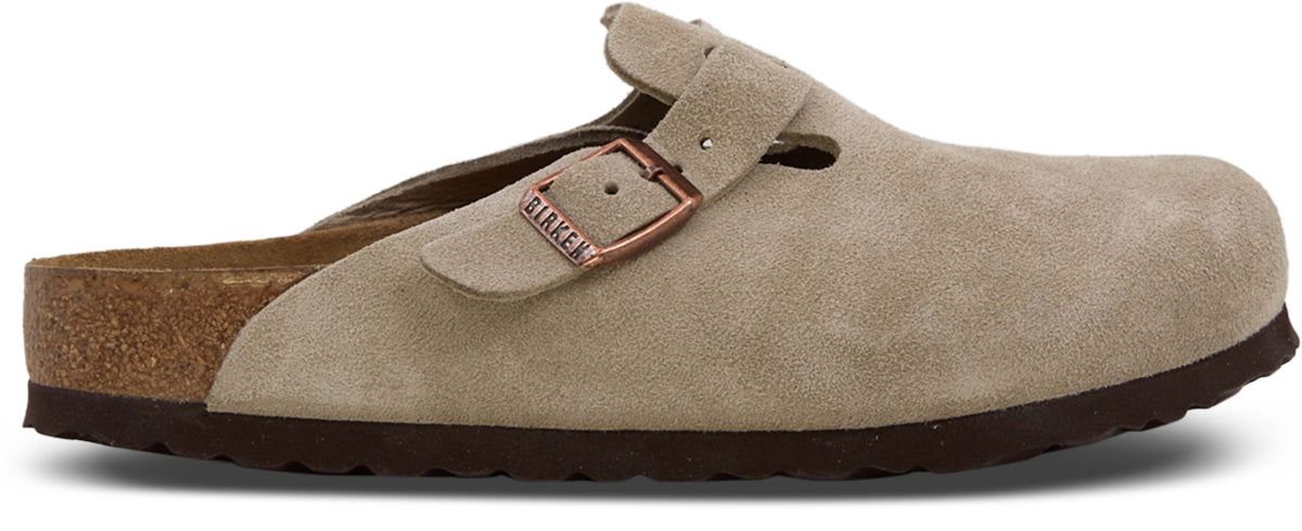Birkenstock - Boston Soft Footbed Suede Core Leather Mules - Unisex|-|Birkenstock - Mules Boston Lit de pied souple Suède Core - Unisexe