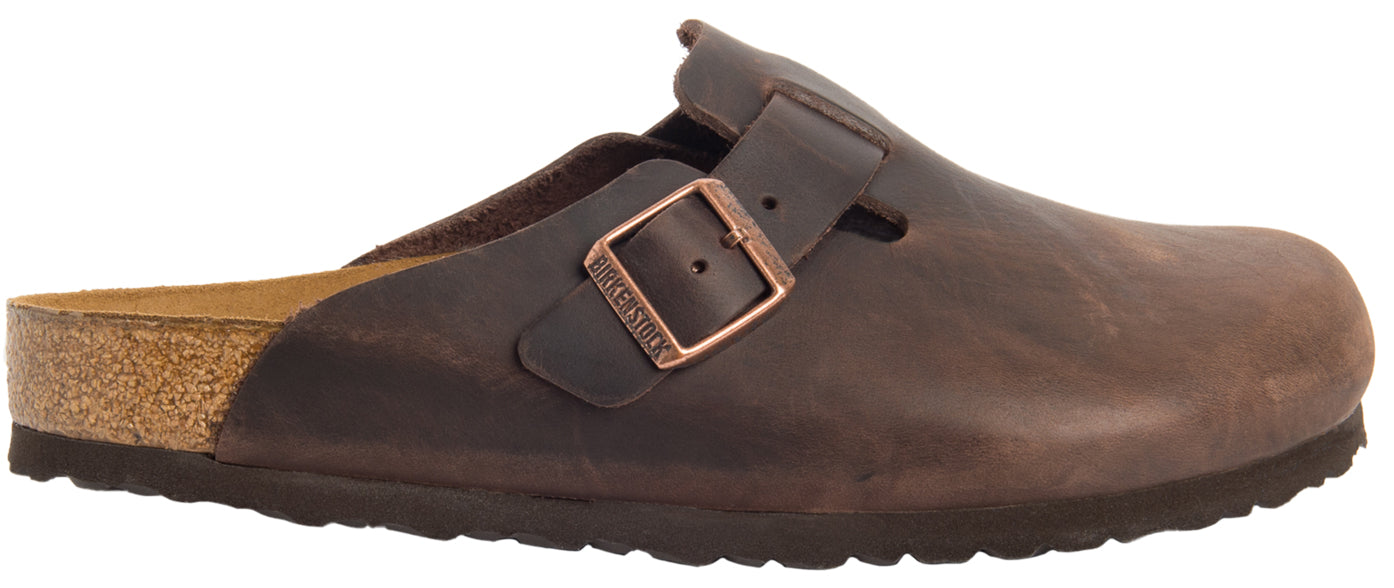 Birkenstock - Boston Oiled Leather Mules [Narrow] - Unisex |-| Birkenstock - Mules Boston cuir huilé [Étroite] - Unisexe
