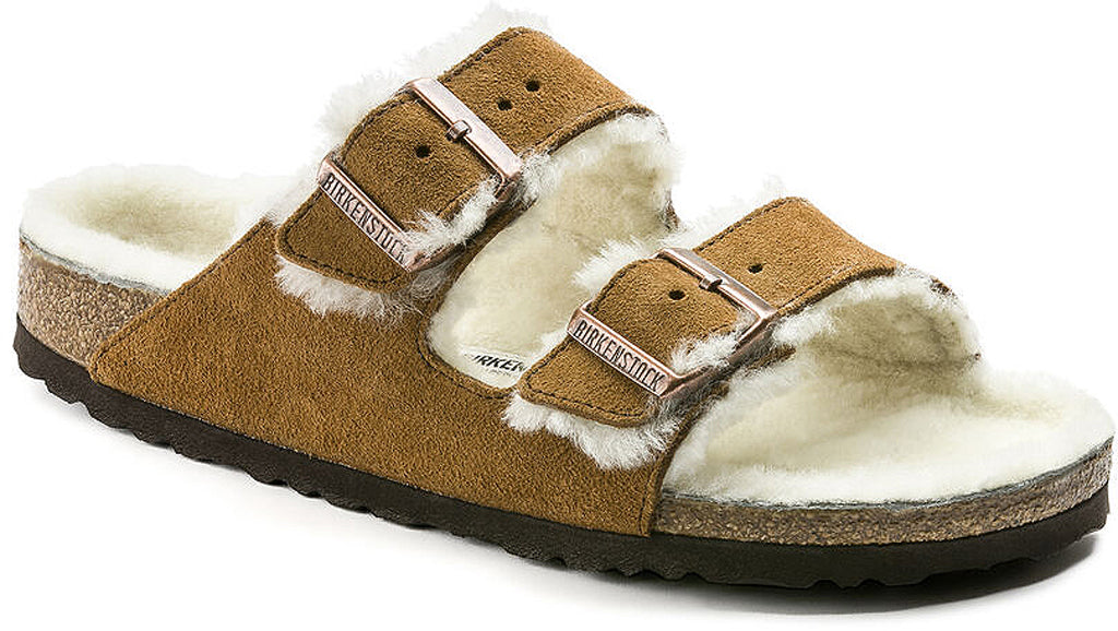 Birkenstock - Arizona Shearling Suede Leather Sandals - Unisex |-| Birkenstock - Sandales Arizona Shearling Suède - Unisexe