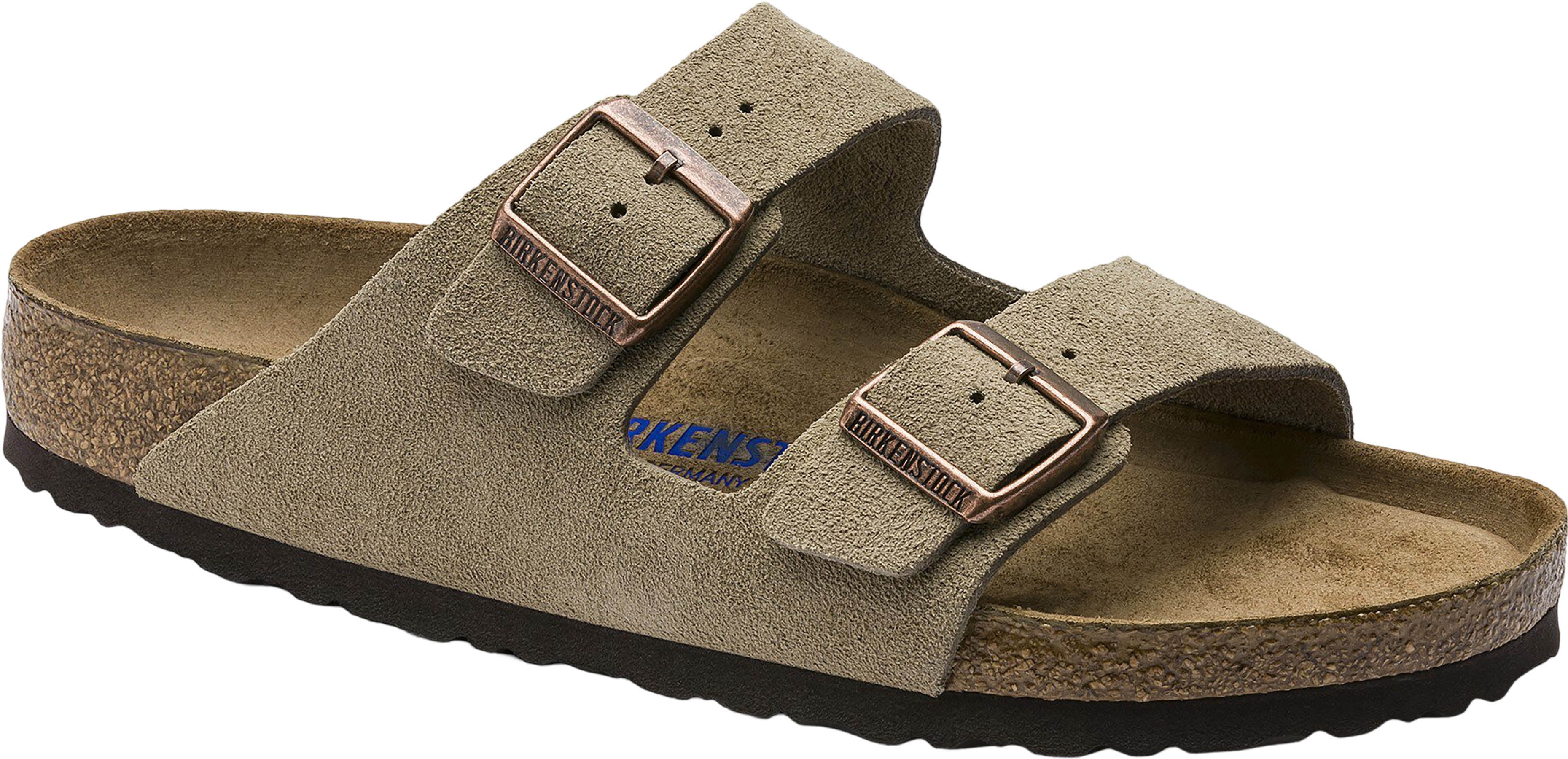 Birkenstock - Arizona Soft Footbed Suede Leather Sandals [Narrow] - Women's |-| Birkenstock - Sandales Arizona Lit de pied souple cuir suède [Étroite] - Femme