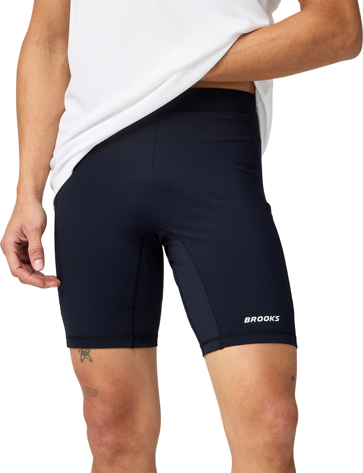 Brooks - Movement Running Half Tights - Men's|-|Brooks - Collant de course mi-long Movement - Homme