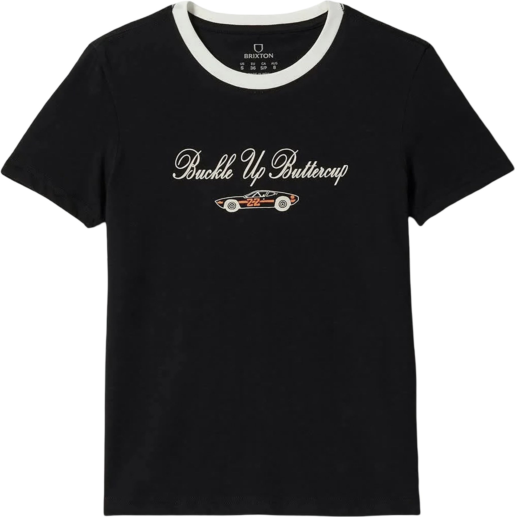 Brixton - Buckle Up Fitted Crew Neck T-Shirt - Women's