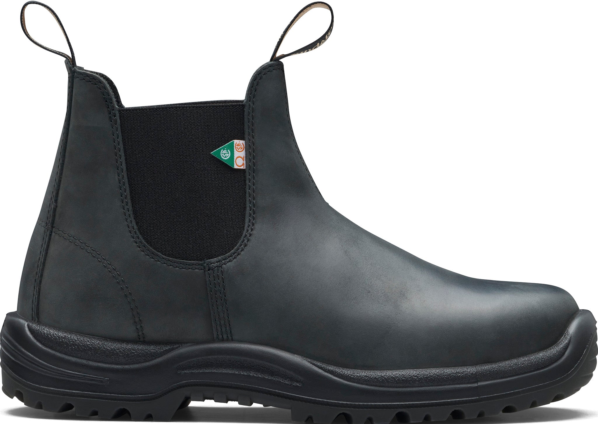 Blundstone - 181 - Work & Safety Waxy Rustic Black Boots - Unisex |-| Blundstone - 181 - Bottes Travail et Sécurité noir rustique cireux - Unisexe