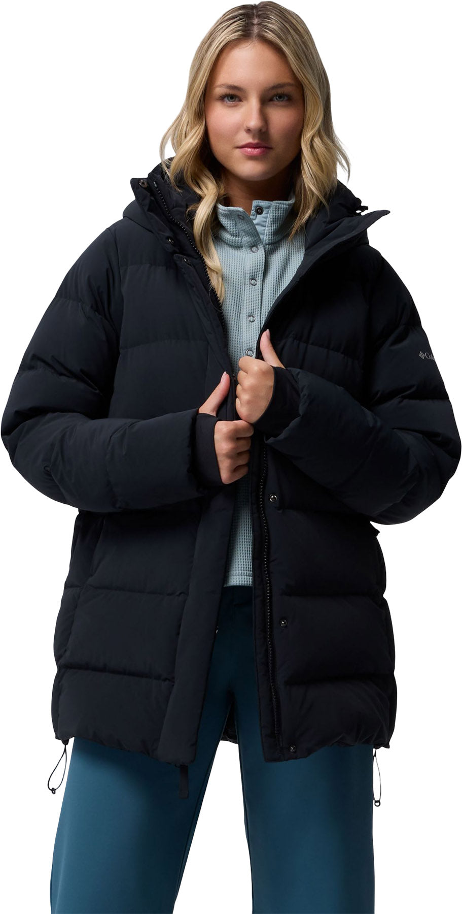Columbia - Amaze Puff Mid Hooded Jacket - Women's |-| Columbia - Manteau mi-long à capuchon Amaze Puff - Femme