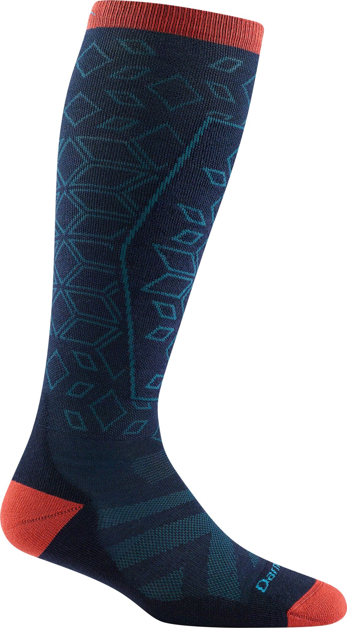 Darn Tough - Traverse OTC Lightweight with Cushion and Padded Shin Socks - Women's |-| Darn Tough - Chaussettes mi-épaisses à coussinets et tibia rembourré Traverse OTC - Femme