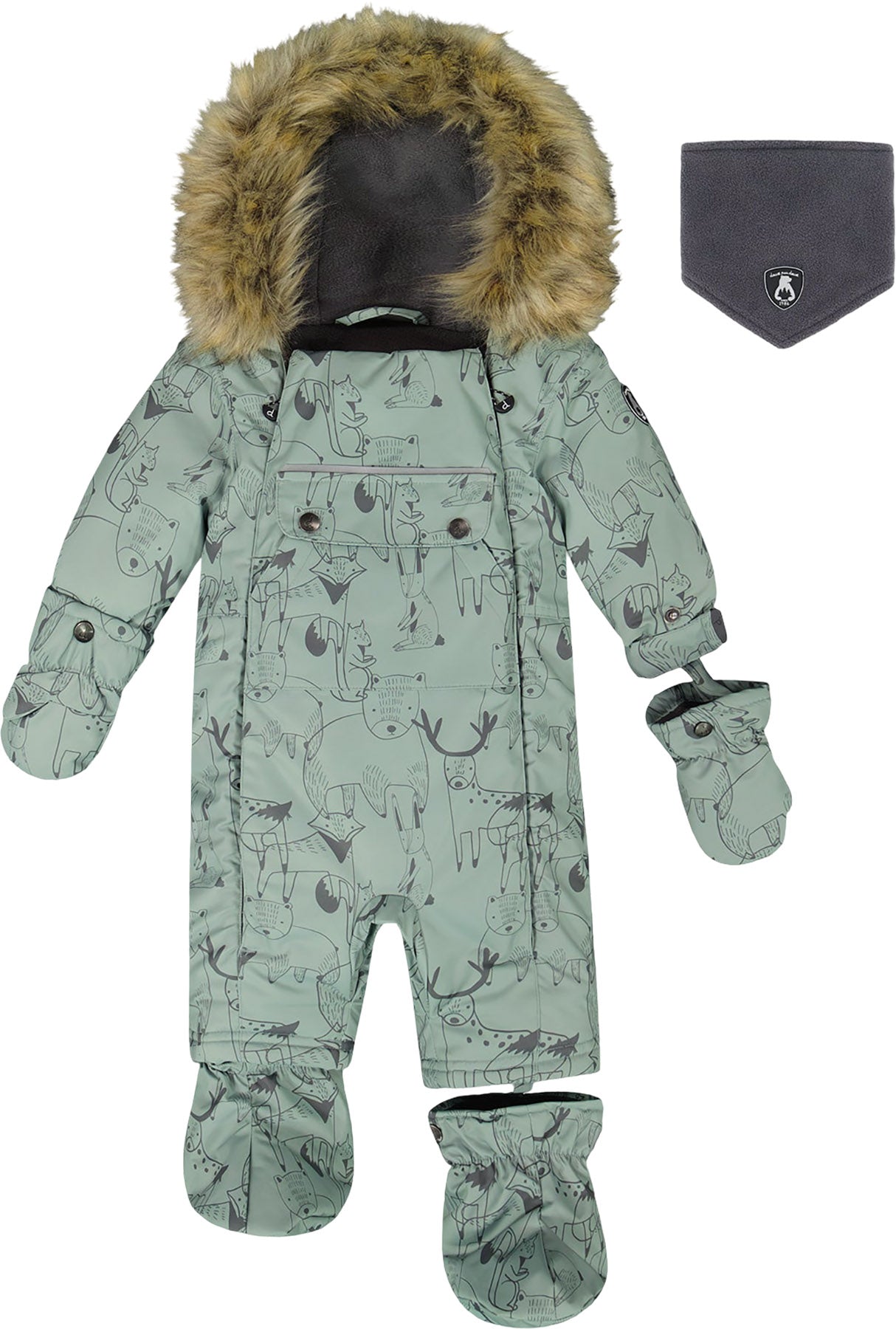 Deux par Deux - Play One-Piece Car Seat Snowsuit - Baby Boy |-| Deux par Deux - Combinaison de neige pour siège auto Play - Bébé garçon