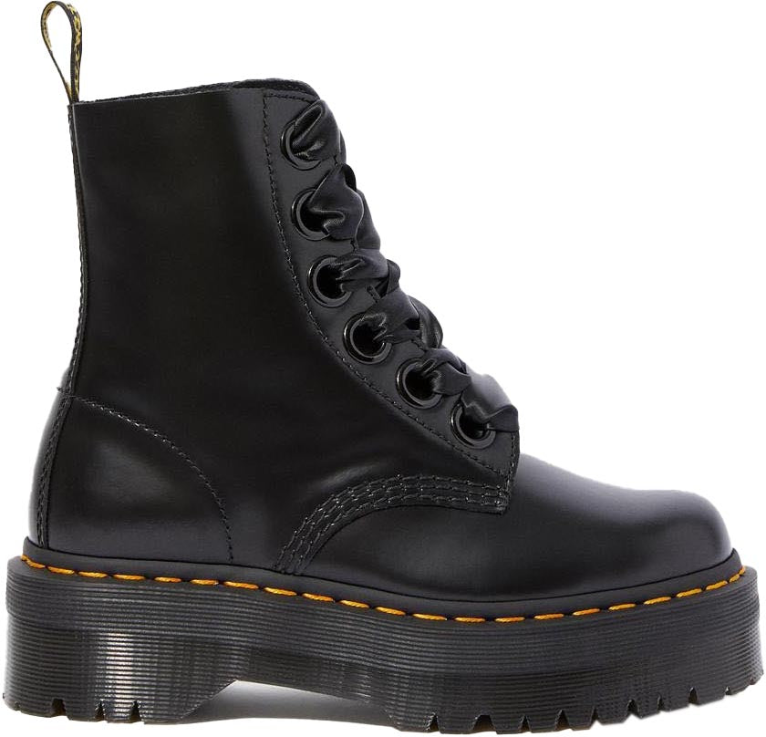 Dr. Martens - Molly Leather Platform Boots - Women's |-| Dr. Martens - Bottes Molly à plateforme en cuir - Femme
