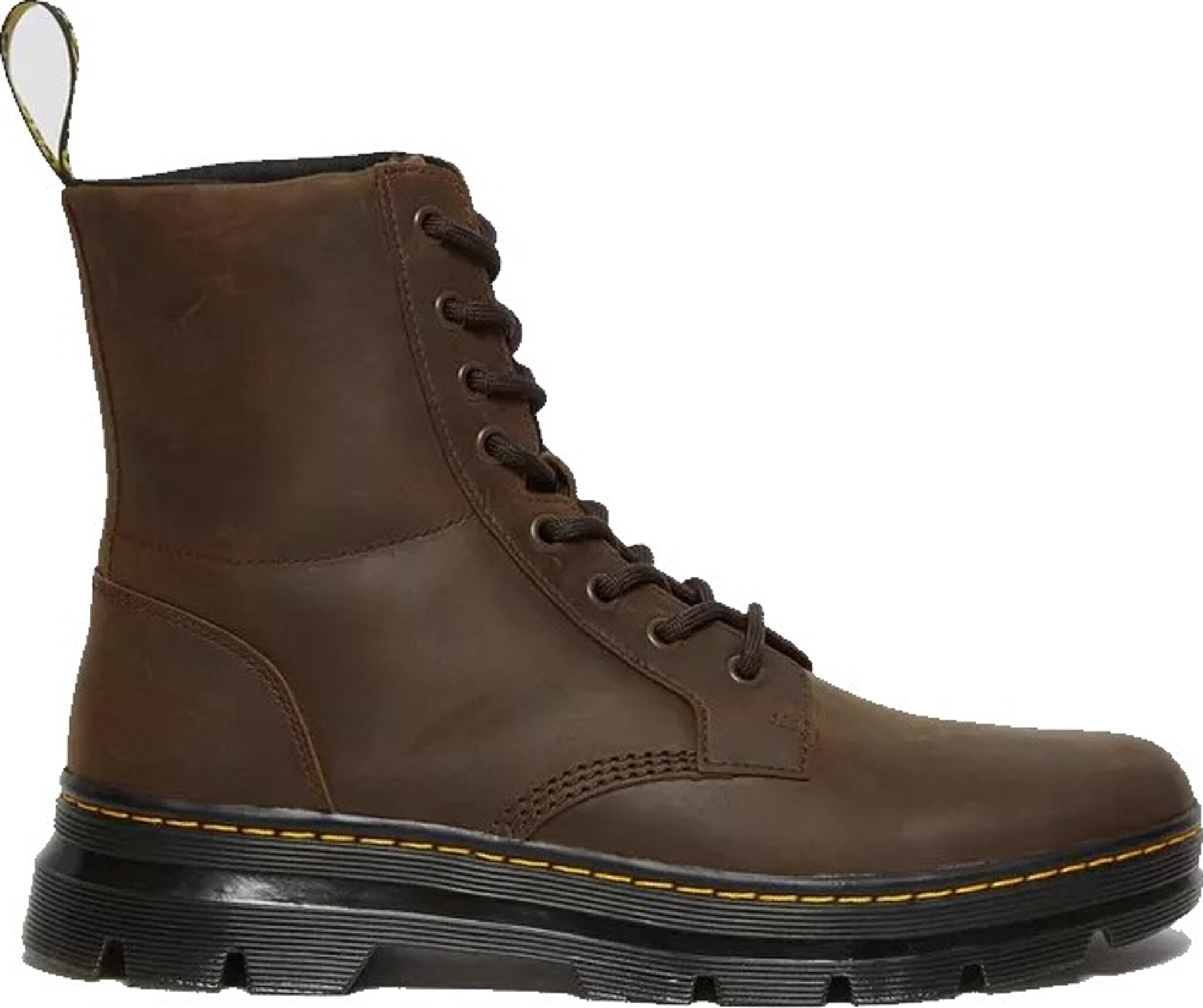 Dr. Martens - Combs Black Leather Casual Boots - Unisex |-| Dr. Martens - Bottes décontractées en cuir noir Combs - Unisexe