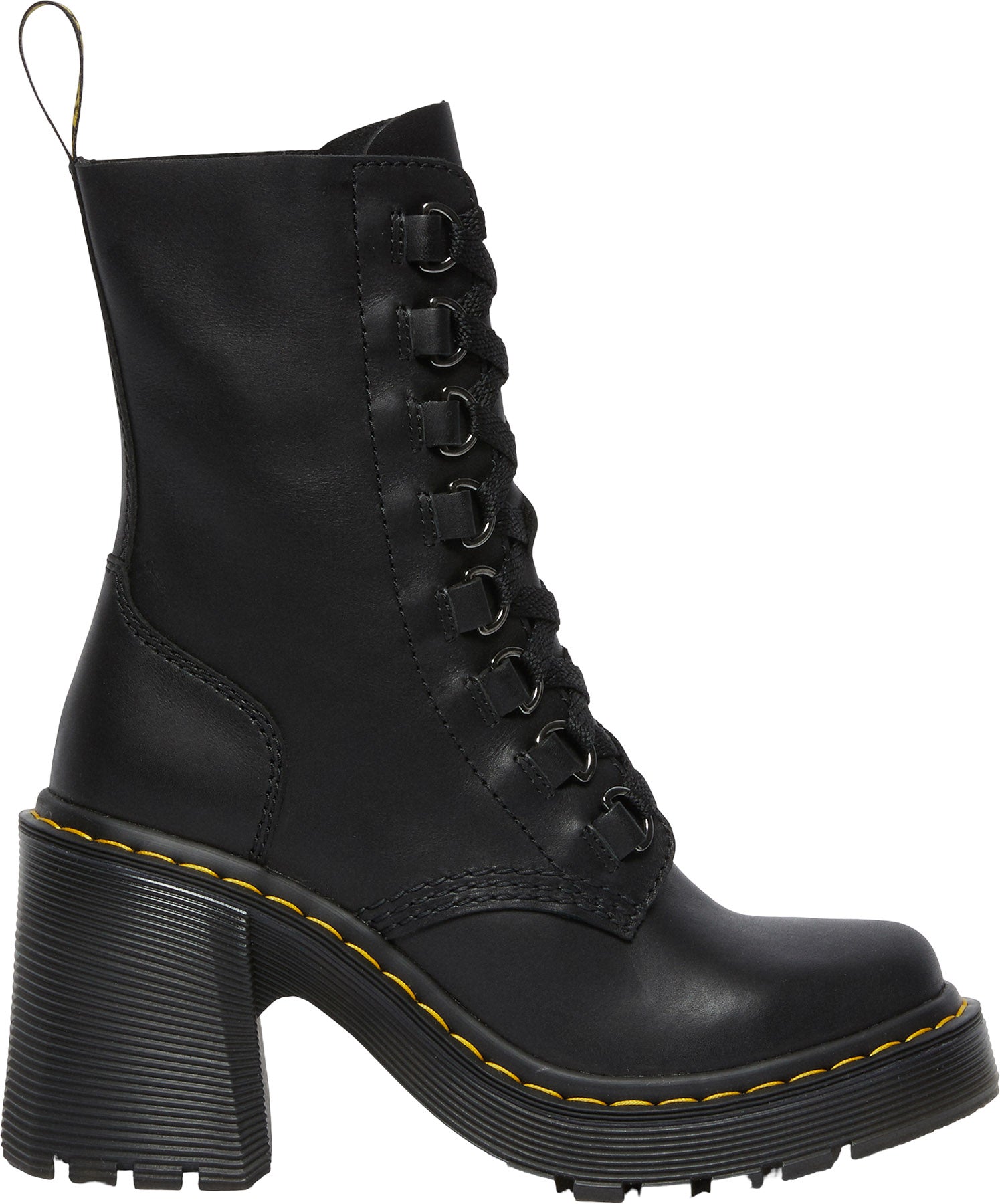 Dr. Martens - Chesney heel boots Sendal leather- Women's|-|Dr. Martens - Bottes a talon haut en cuir Chesney - Femme