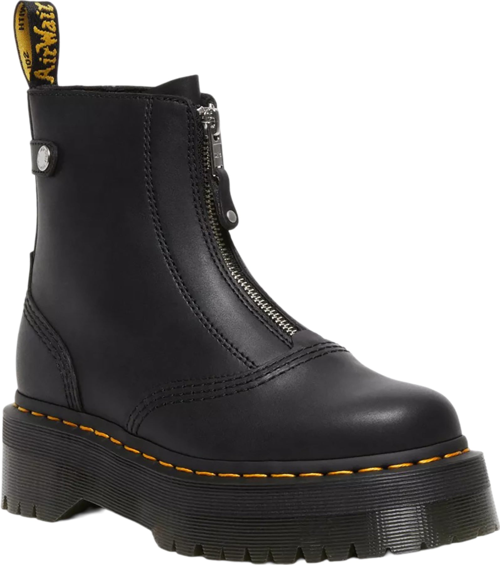Dr. Martens - Jetta Zipped Sendal Leather Platform Boots - Women's |-| Dr. Martens - Bottes à plateforme zippé en cuir Sendal Jetta - Femme