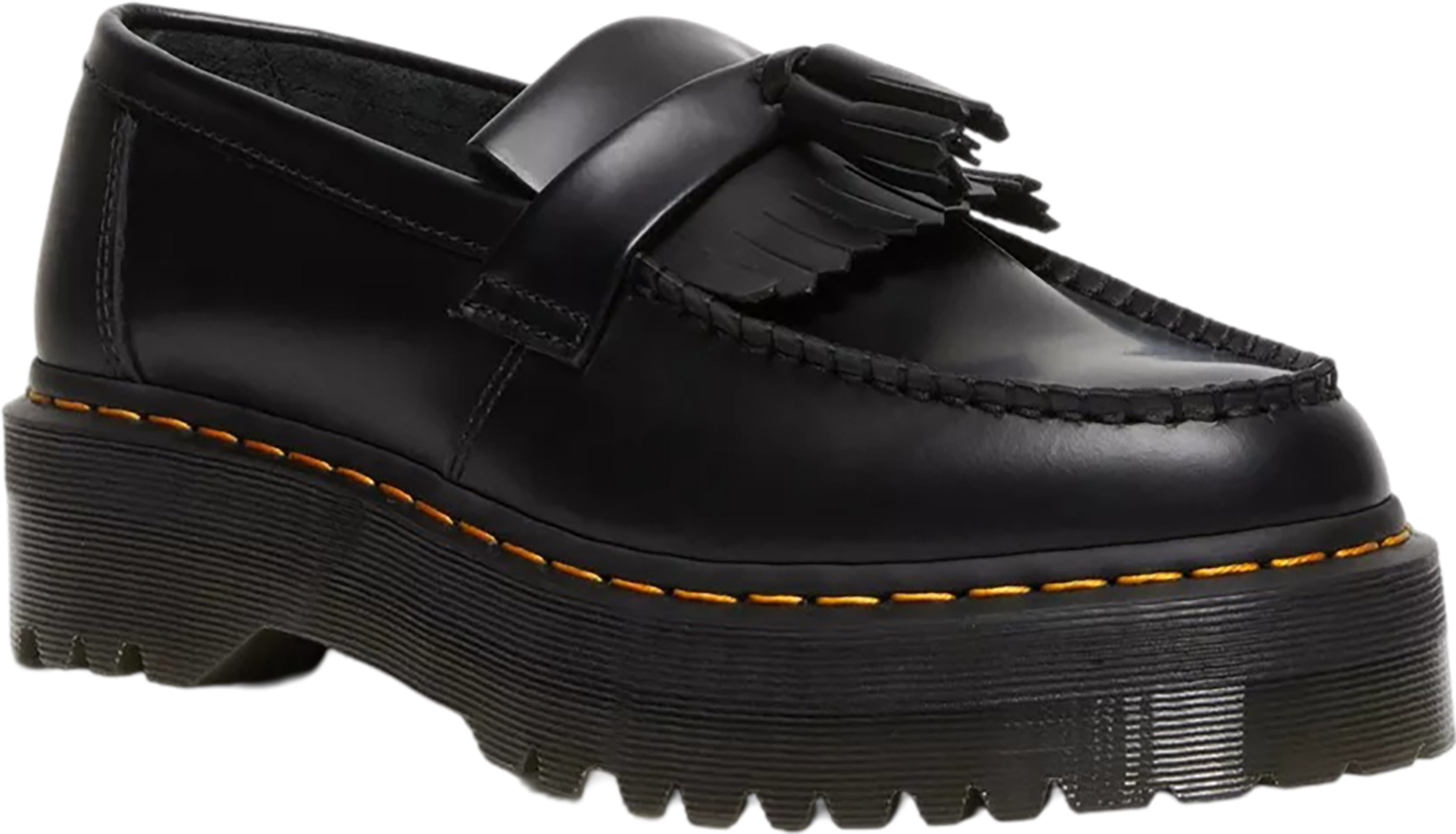 Dr. Martens - Adrian Leather Platform Tassel Loafers - Unisex |-| Dr. Martens - Mocassins à pampilles et plateforme en cuir Adrian - Unisexe