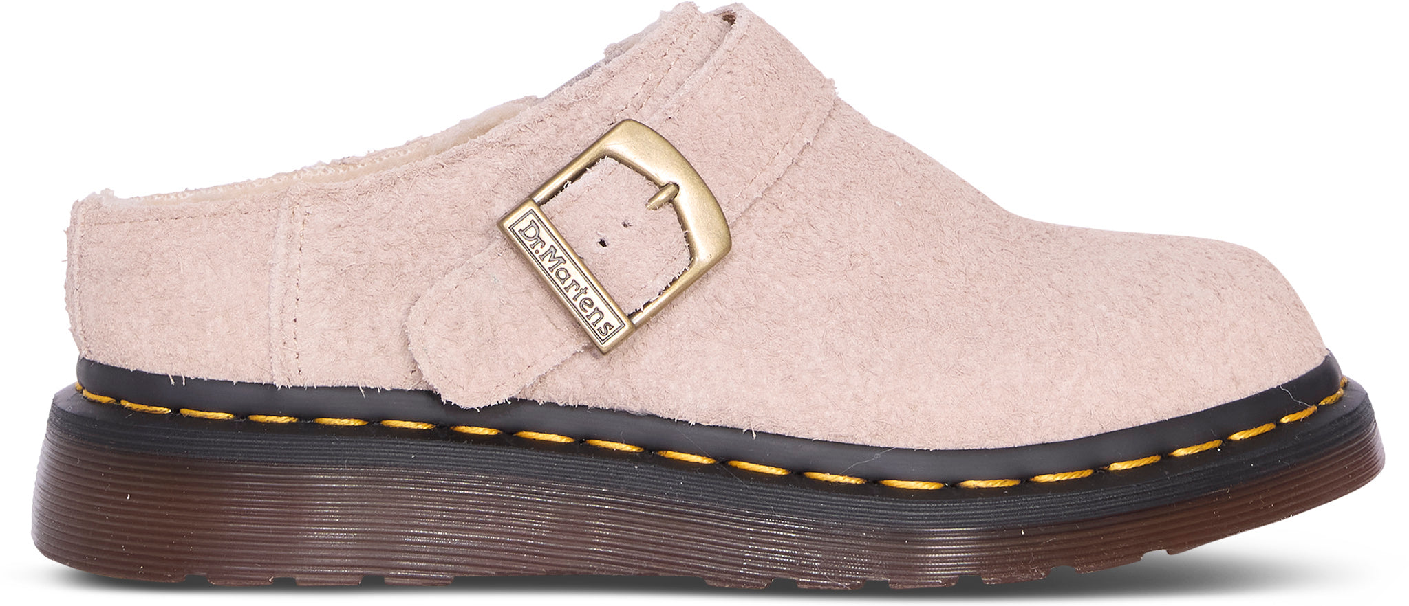 Dr. Martens - Isham Faux Shearling Lined Suede Mules - Unisex |-| Dr. Martens - Pantoufles en suède doublées de fausse rason Isham - Unisexe