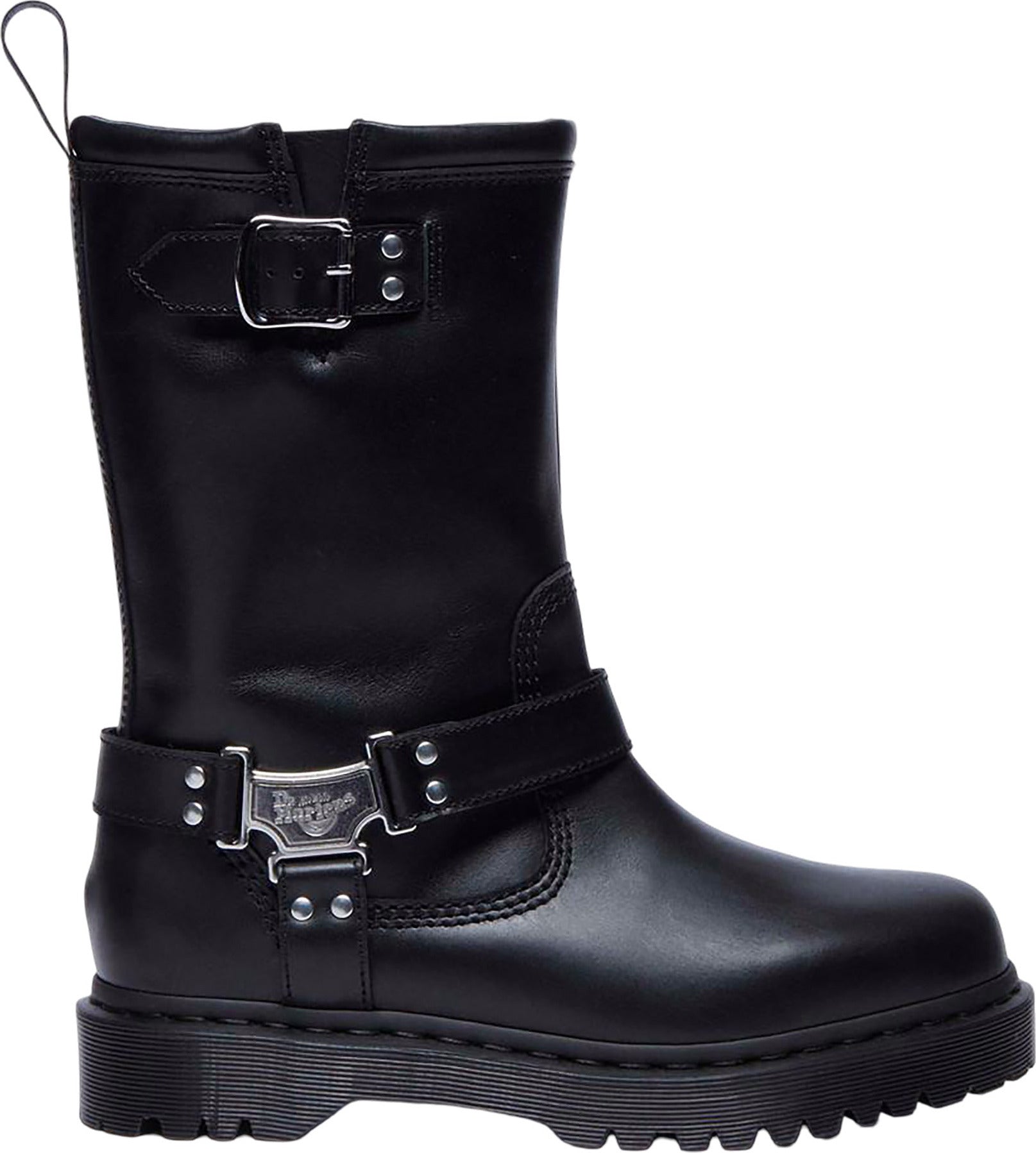 Dr. Martens - Anistone Hi Leather Biker Boots - Unisex |-| Dr. Martens - Bottes biker en cuir Anistone Hi - Unisexe