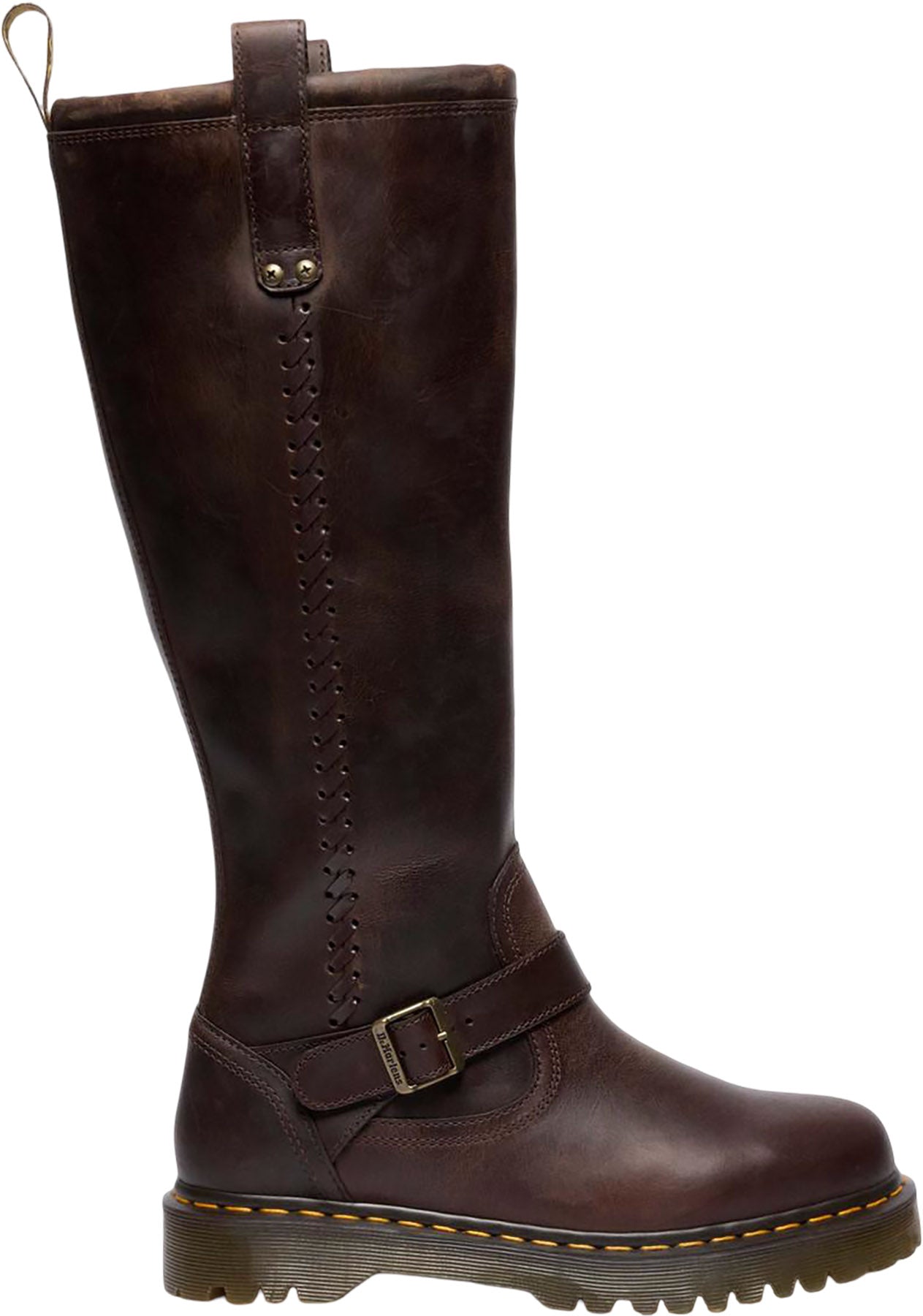 Dr. Martens - Anistone BKR High Leg Biker Boots - Unisex |-| Dr. Martens - Bottes à lacets Esmee - Unisexe
