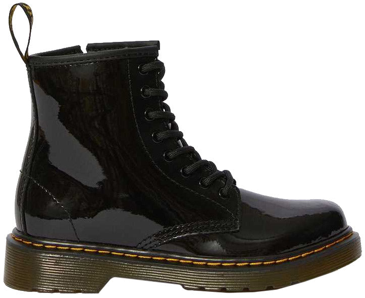 Dr. Martens - 1460 Patent Delaney Boots - Kids |-| Dr. Martens - Bottes Vernis Delaney 1460 - Enfant