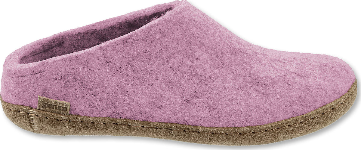 Glerups - Leather Sole Slippers - Unisex|-|Glerups - Pantoufles à semelle en cuir - Unisexe