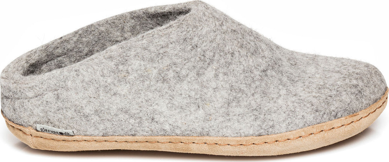 Glerups - Leather Sole Slippers - Unisex |-| Glerups - Pantoufles à semelle en cuir - Unisexe