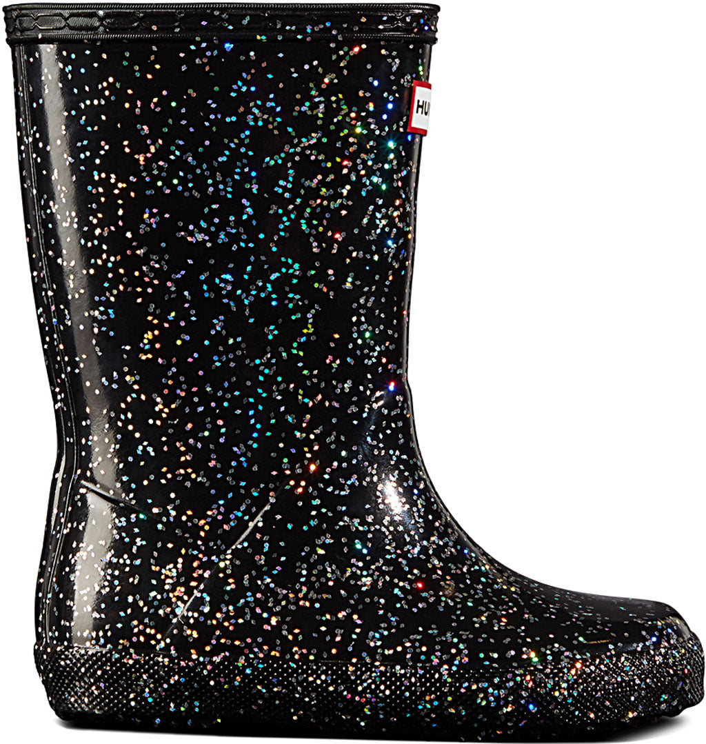 Hunter - Original First Classic Giant Glitter Wellington Boots - Kids |-| Hunter - Bottes en caoutchouc à paillettes géantes Original First Classic - Enfant