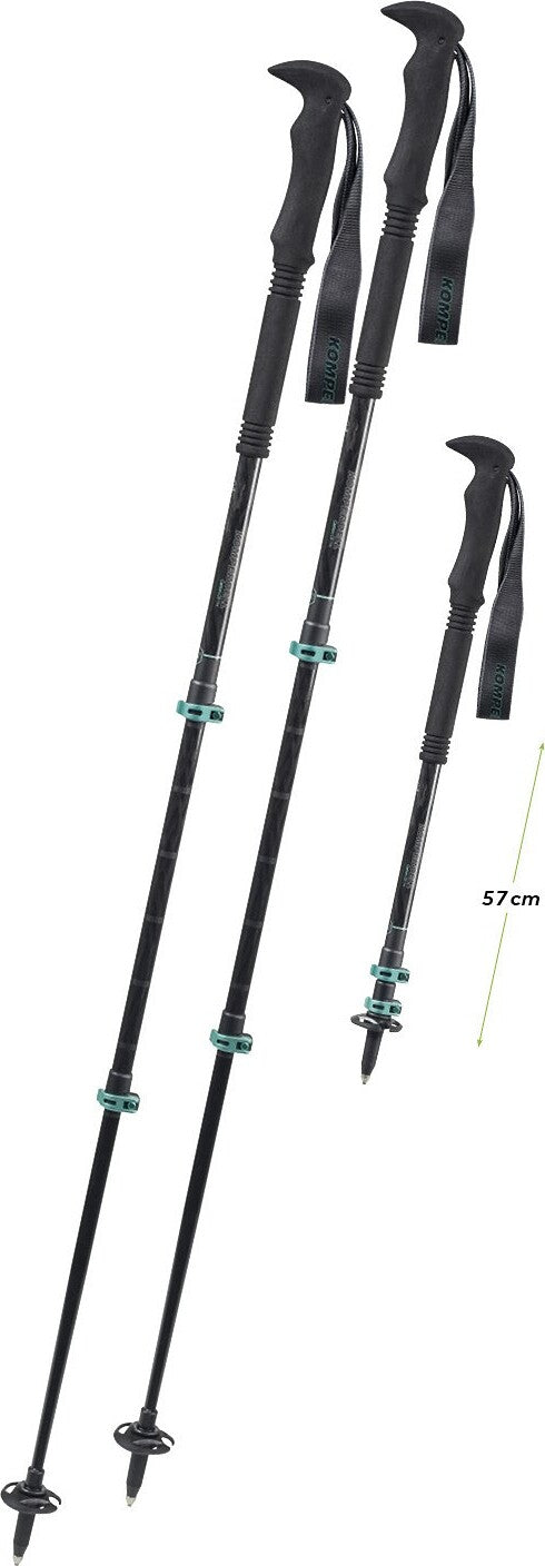 Komperdell - Carbon C3 Pro Compact Trekking Poles |-| Komperdell - Bâtons de marche Carbon C3 Pro Compact