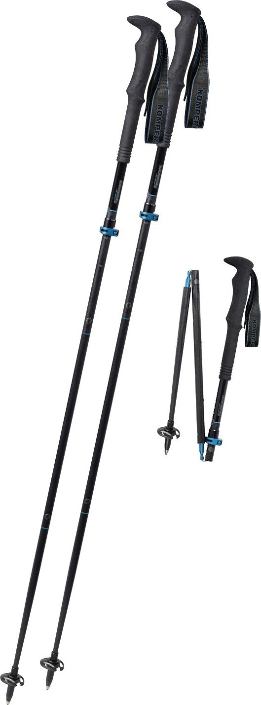 Komperdell - Carbon FXP Approach Vario Trekking Poles |-| Komperdell - Bâtons de marche Carbon FXP Approach Vario