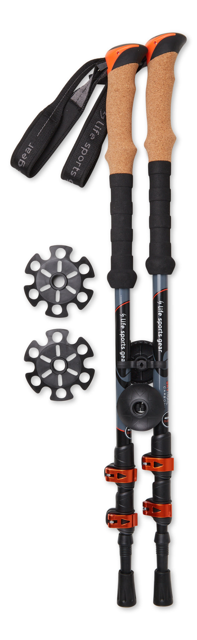 Life Sports Gear - Sky Trail Poles - Unisex |-| Life Sports Gear - Bâtons de piste Sky - Unisexe