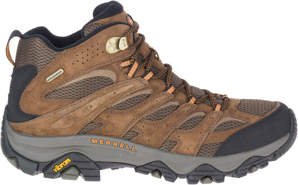 Merrell - Moab 3 Mid Waterproof Hiking Boots - Wide - Men's |-| Merrell - Bottes de randonnée imperméables Moab 3 Mid - Large - Homme