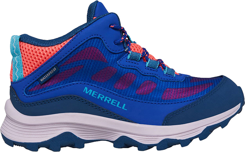 Merrell - Moab Speed Mid Waterproof Shoes [Wide] - Big Kid's |-| Merrell - Souliers mi-hautes imperméables Moab Speed [Large] - Grand Enfant