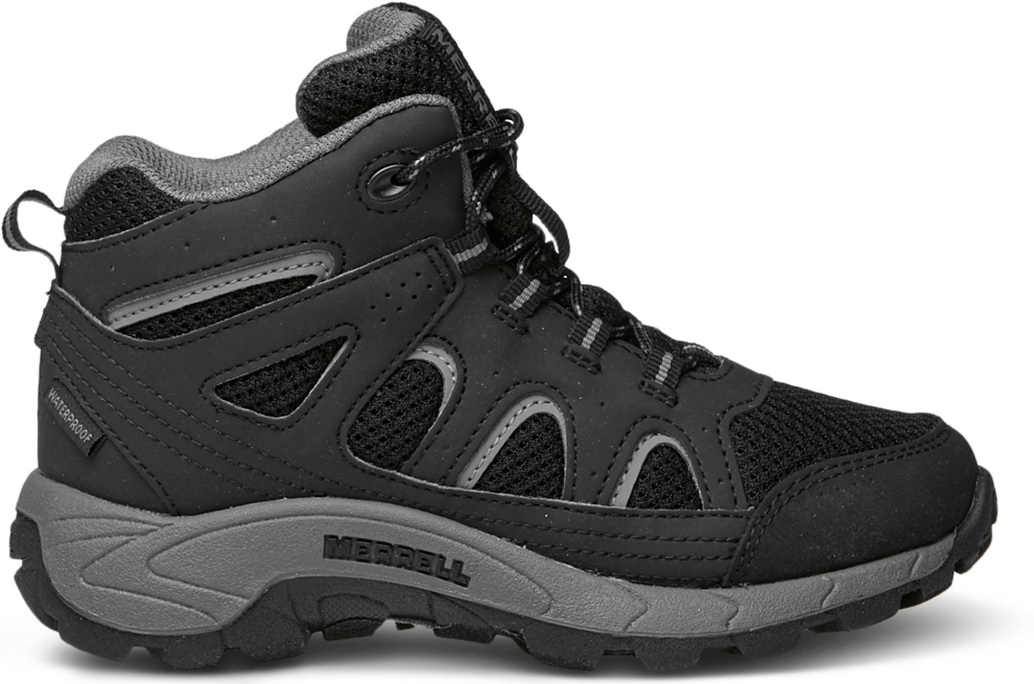 Merrell - Oakcreek Mid Lace Waterproof Boot - Big Kid's |-| Merrell - Bottes imperméables Oakcreek Mid Lace - Grand Enfant