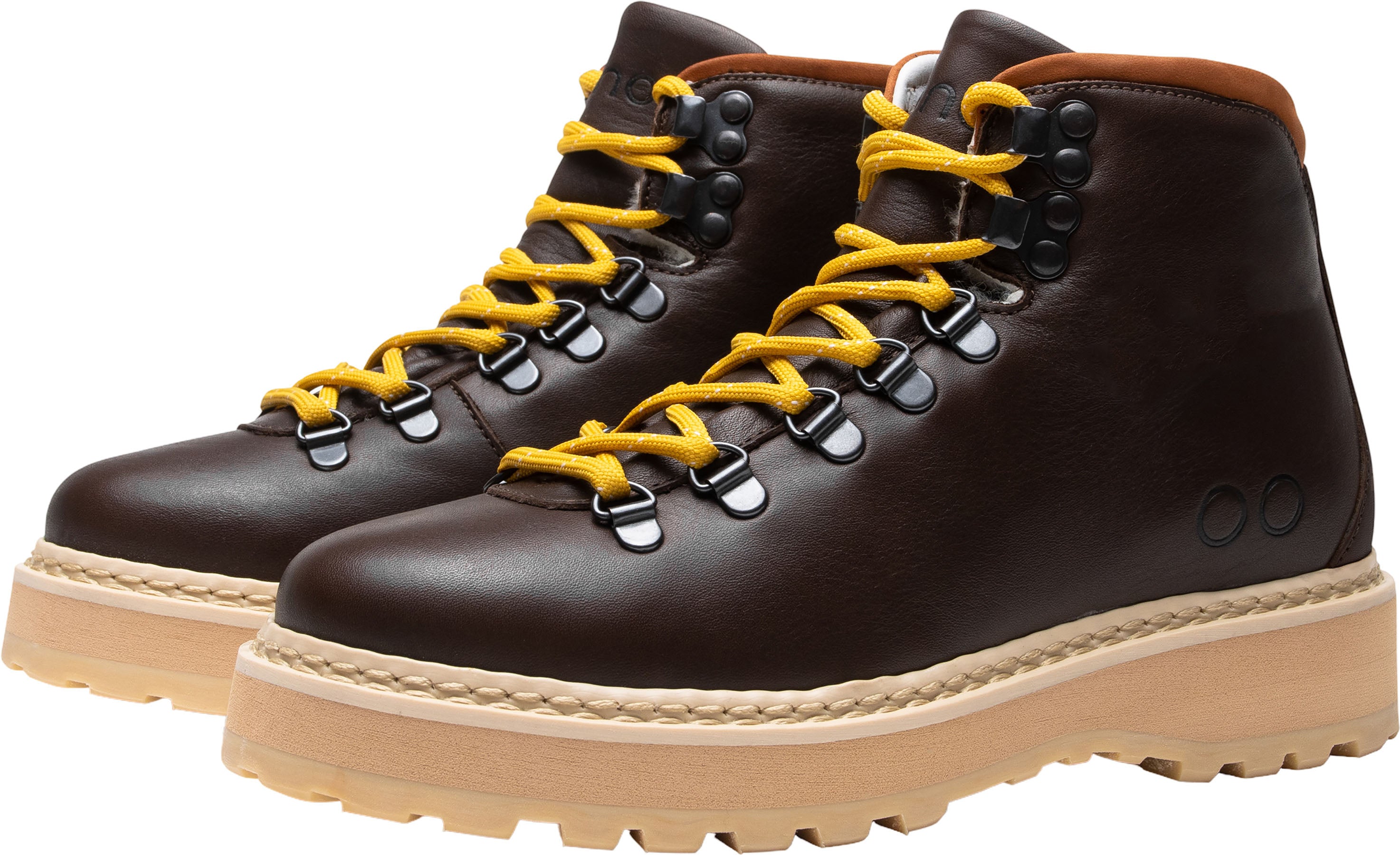 Monofoo - Hiking Core Flat Cow Leather Lined Hiking Boots - Men's |-| Monofoo - Bottes de randonnée doublée de cuir Hiking Core - Homme