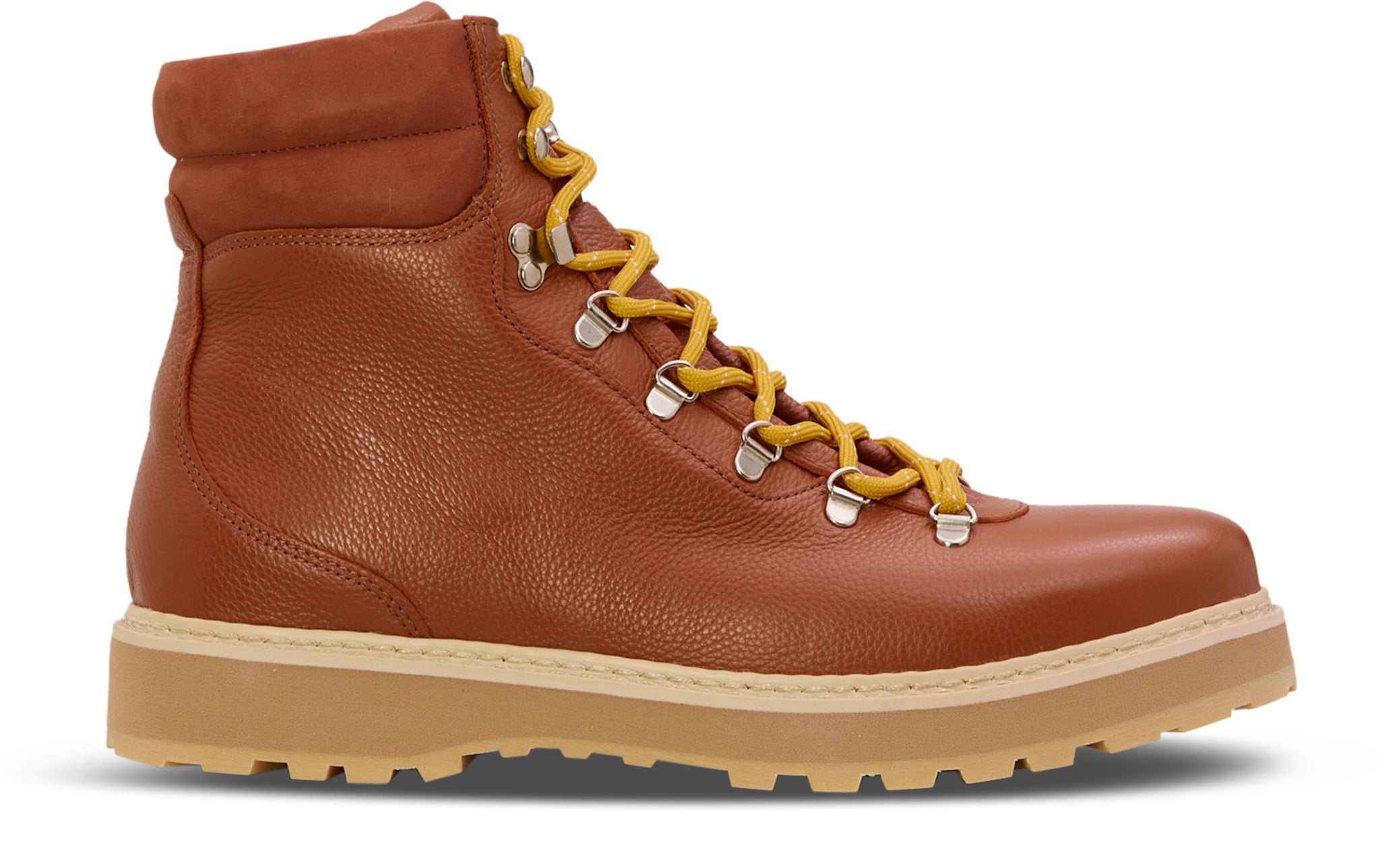 Monofoo - Hiking Grained Cow Leather Lined Hiking Boots - Men's |-| Monofoo - Bottes de randonnée doublées en cuir de vachette grainé Hiking - Homme