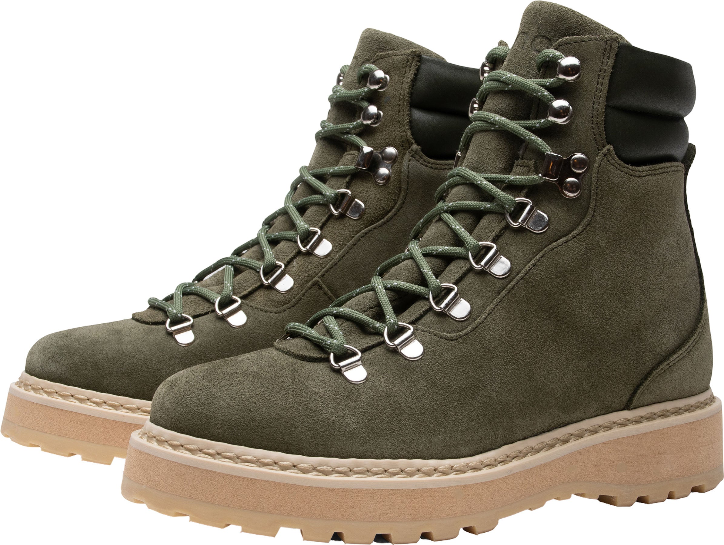 Monofoo - Hiking Suede Shearling Lining Hiking Boots - Women's |-| Monofoo - Bottes de randonnée suédé avec doublure en rason Hiking - Femme