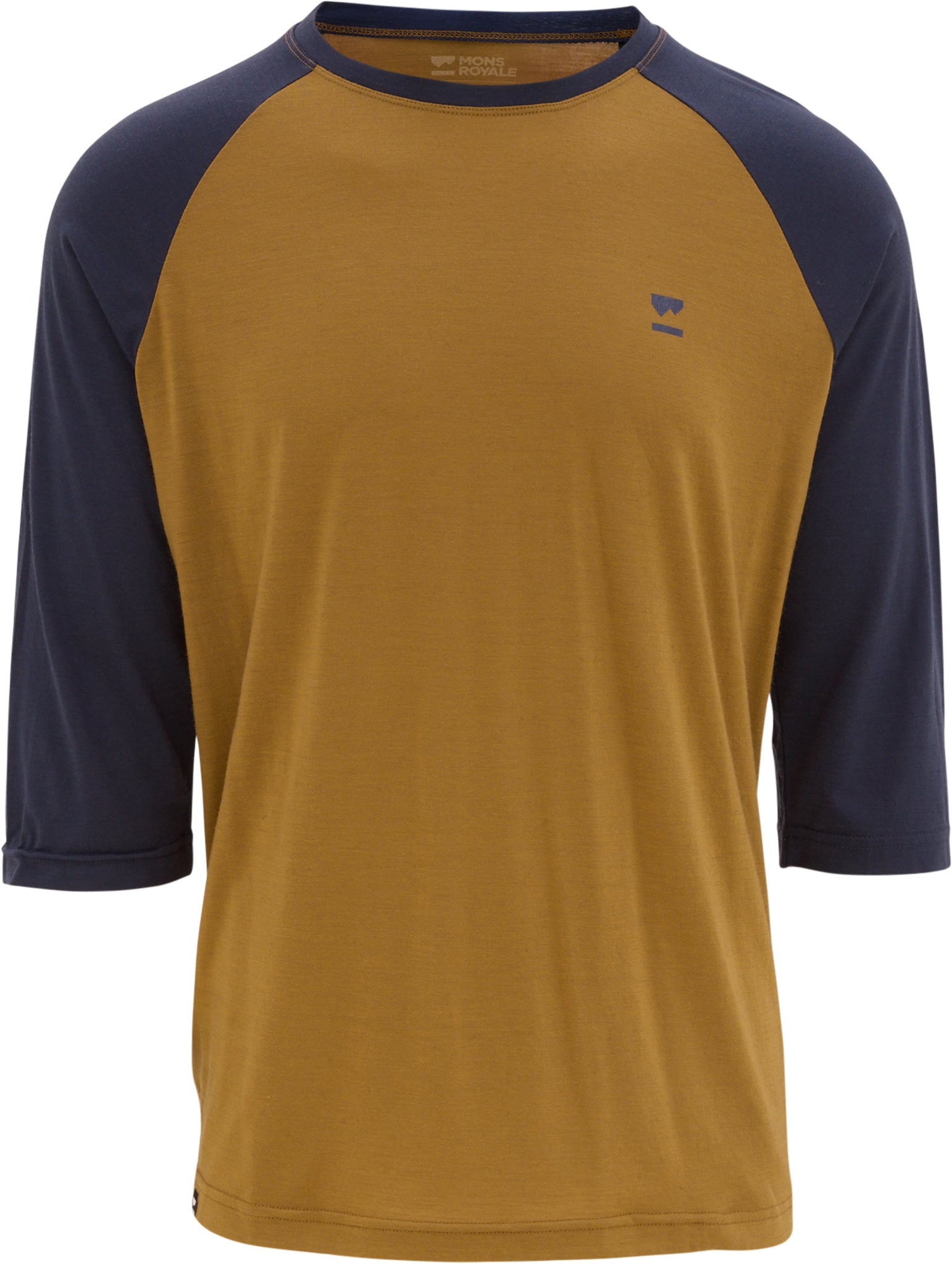 Mons Royale - Tarn Merino Shift Raglan 3/4 T-shirt - Men's |-| Mons Royale - T-shirt Tarn Merino Shift Raglan 3/4 - Homme