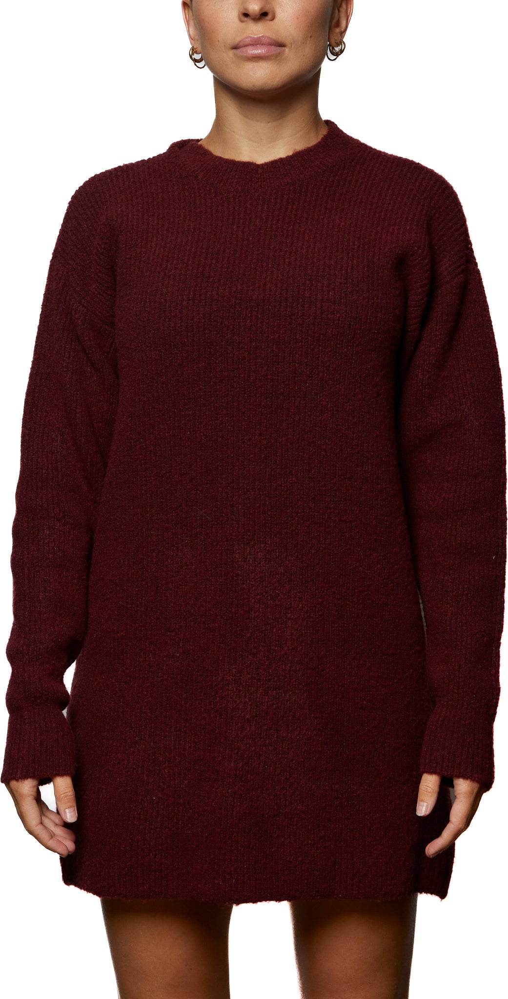 Nana The Brand - Round Neck Sweater Dress - Women's |-| Nana The Brand - Robe pull à col rond - Femme