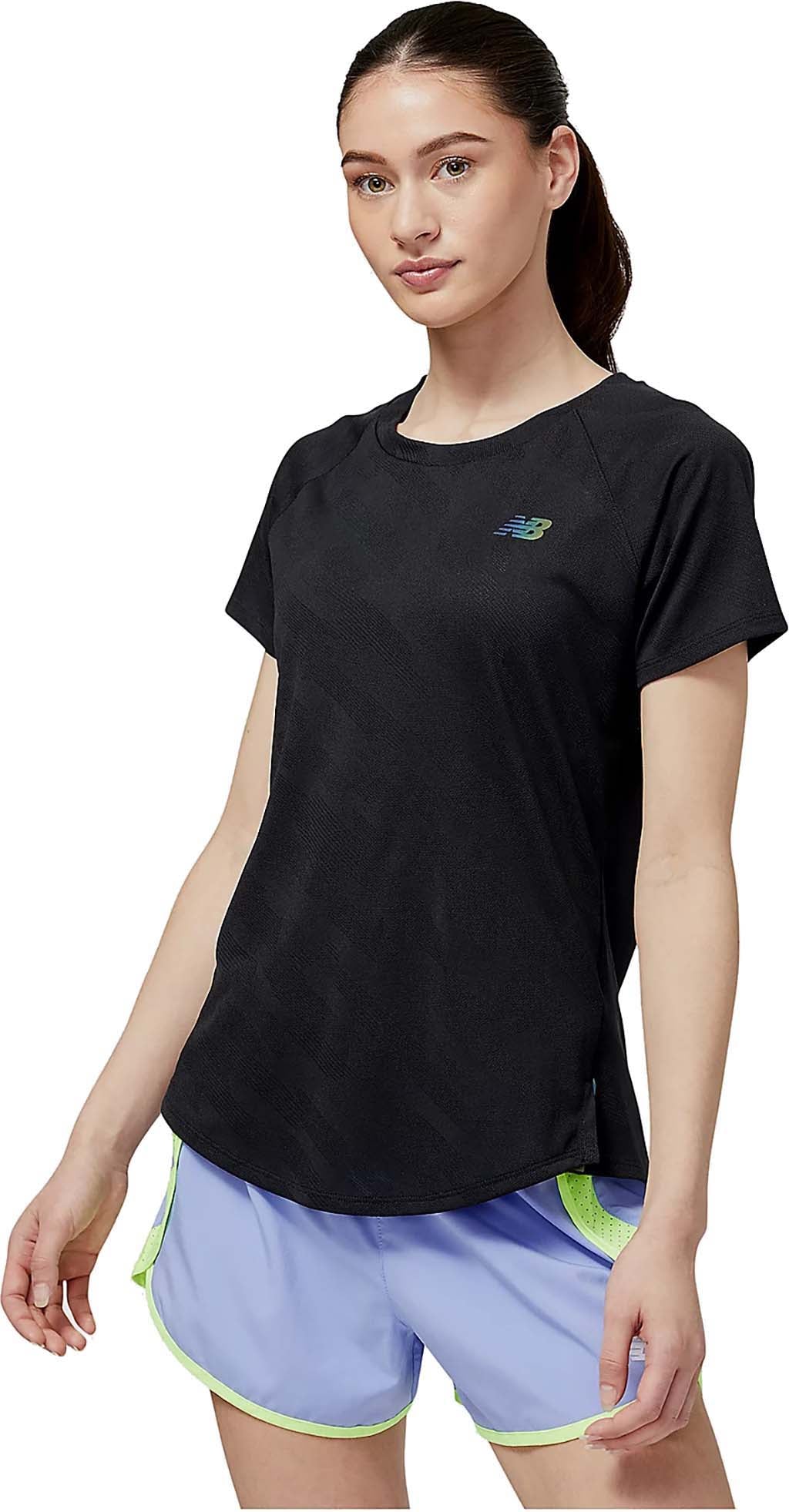 New Balance - Q Speed Jacquard Short Sleeve Top - Women's |-| New Balance - Haut à manches courtes en jacquard Q Speed - Femme