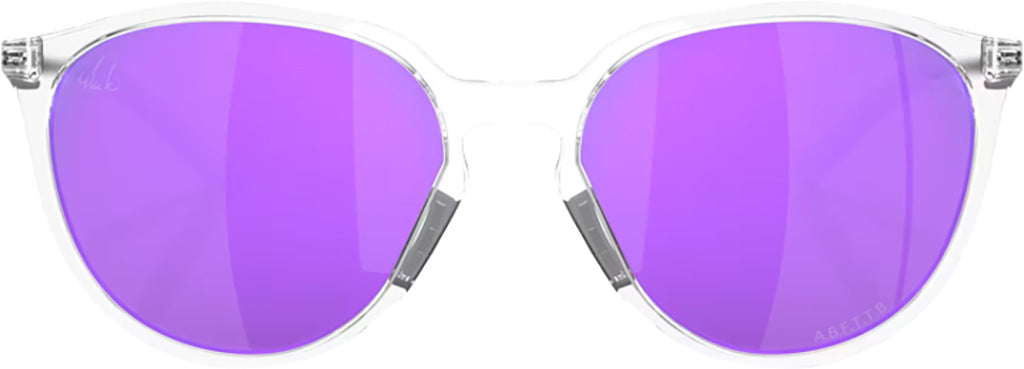 Oakley - Sielo Mikaela Shiffrin Polished Clear - Prizm Violet Iridium - Sunglasses - Women's