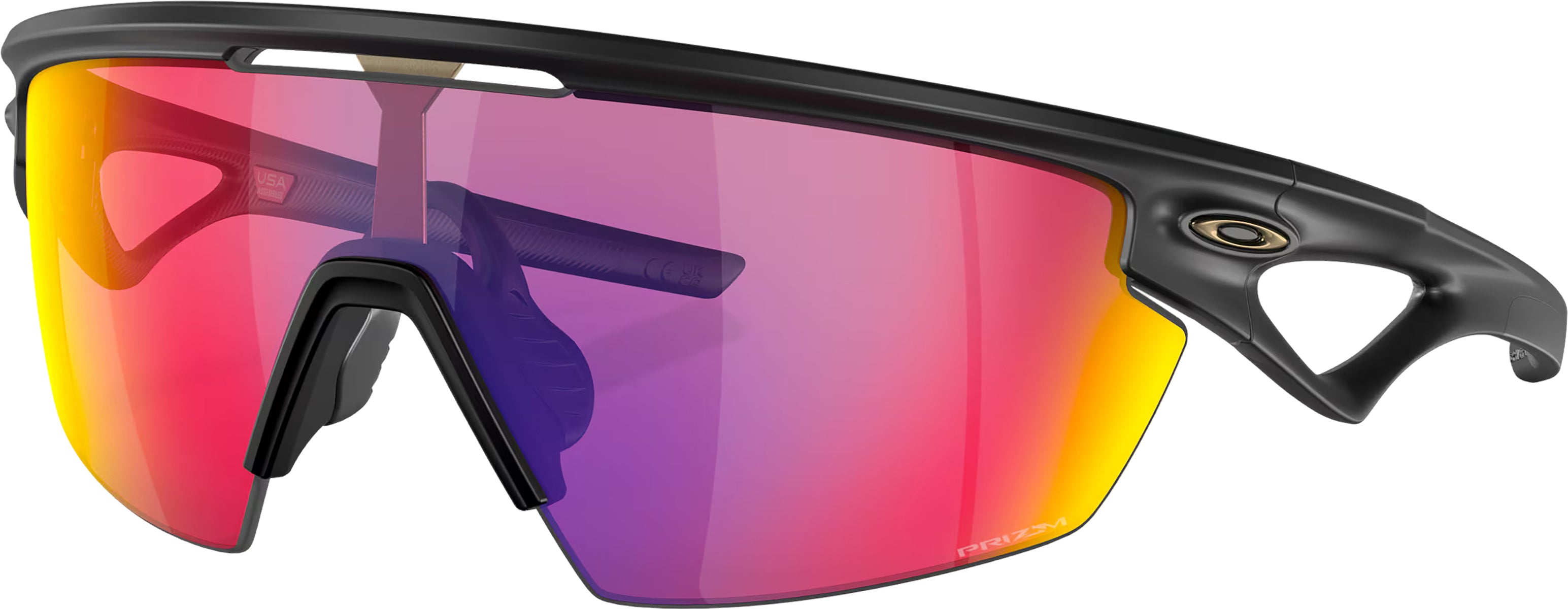 Oakley - Sphaera Sunglasses - Matte Black - Prizm Road Lens - Unisex |-| Oakley - Lunettes de soleil Sphaera - Matte Black - Lentilles Prizm Road - Unisexe