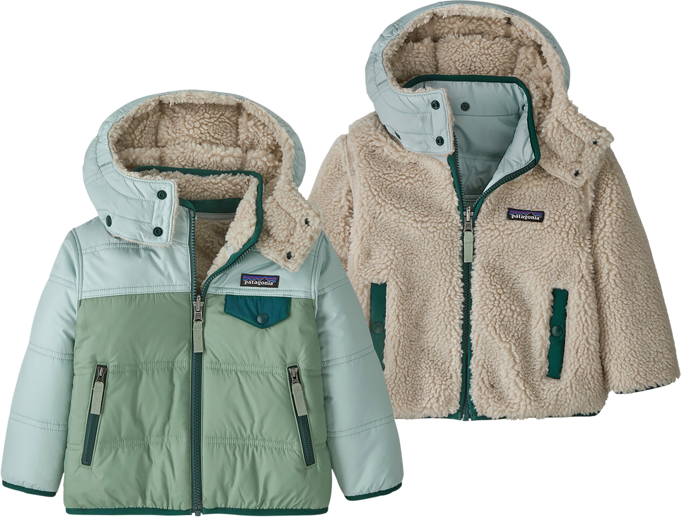 Patagonia - Reversible Tribbles Hoody - Baby |-| Patagonia - Manteau Reversible Tribbles - Bébé