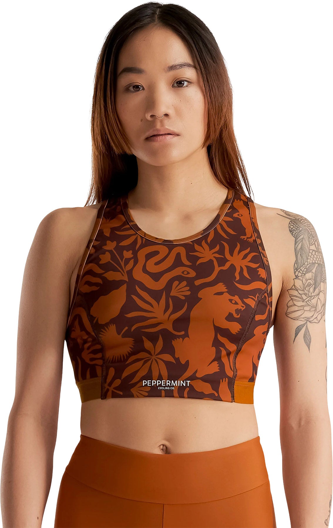 PEPPERMINT Cycling Co. - Signature High-Neck Bra - Women's|-|PEPPERMINT Cycling Co. - Soutien-gorge à col montant Signature - Femmes